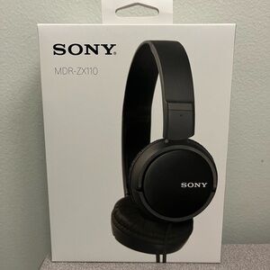 NEW SEALED BOX Sony MDR-ZX110 Wired Stereo Headphones MDRZX110